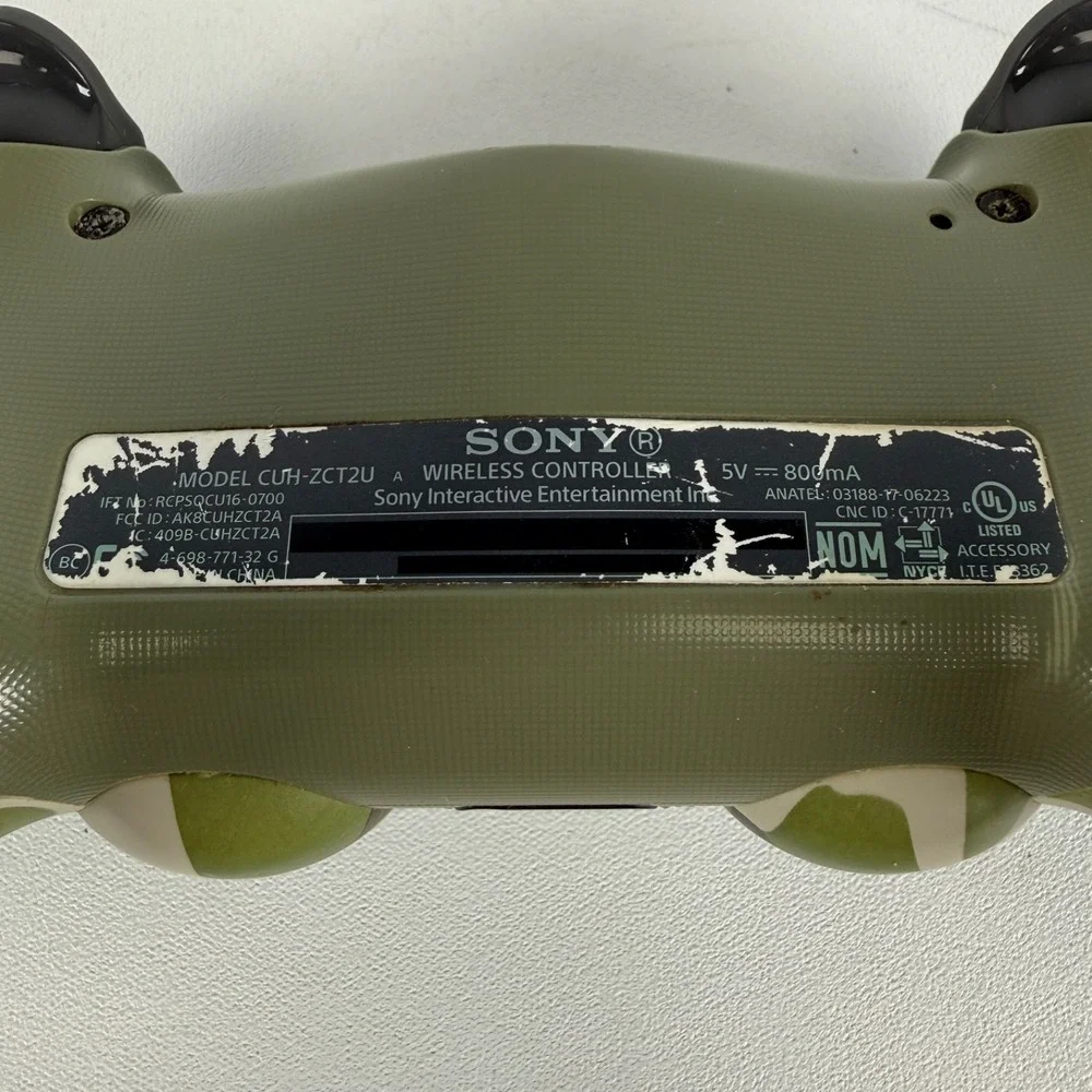 Sony PlayStation 4 PS4 Controller DualShock 4 OEM Green Camo Wireless NOT Tested
